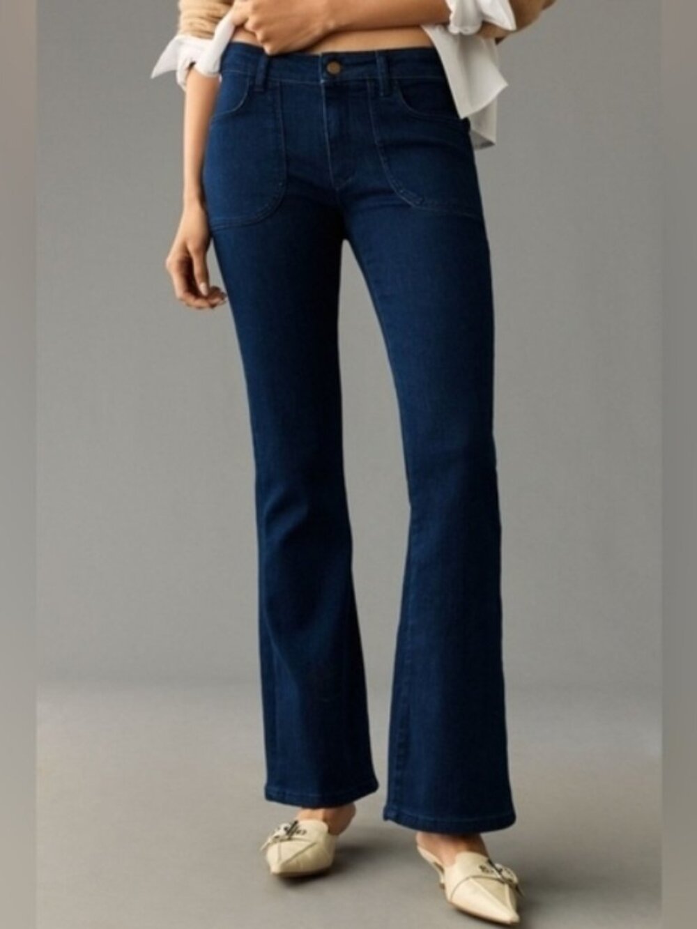 Anthropologie Pilcro The Icon Low-Rise Flare Jeans Size 33